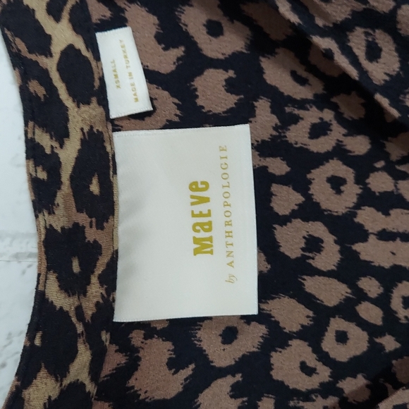 Maeve Anthropologie leopard/cheetah print dress - Picture 3 of 5